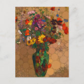Carte Postale Grand Bouquet de fleurs sauvages - Après Odilon Re (Devant)
