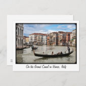 Carte Postale Grand Canal (Devant / Derrière)