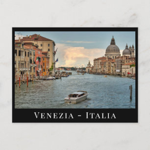 Carte Postale Grand Canal, Venise Italia Venise Texte personnali
