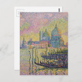 Carte Postale Grand Canal, Venise par Paul Signac (Devant / Derrière)