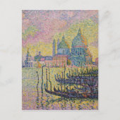 Carte Postale Grand Canal, Venise par Paul Signac (Devant)