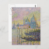 Carte Postale Grand Canal Venise - Paul Signac (Devant / Derrière)