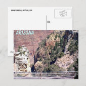 Carte postale Grand Canyon (Devant / Derrière)