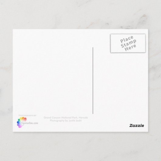 Carte Postale Grand Canyon (Dos)