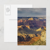 Carte Postale Grand Canyon du bord sud au coucher du soleil, (Devant / Derrière)