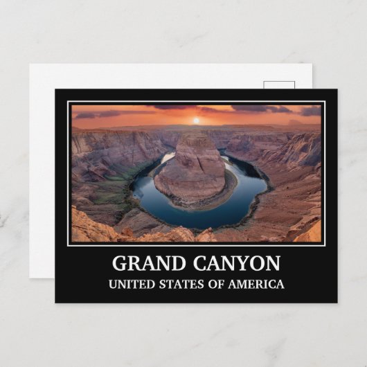 Carte postale Grand Canyon États-Unis (Devant / Derrière)