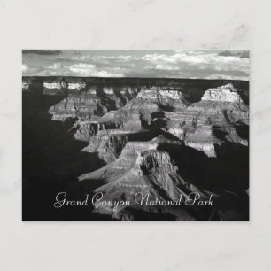 Carte Postale Grand Canyon National Park Black and White Post
