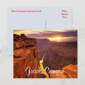 Carte postale Grand Canyon National Park Sunset Ar (Devant / Derrière)