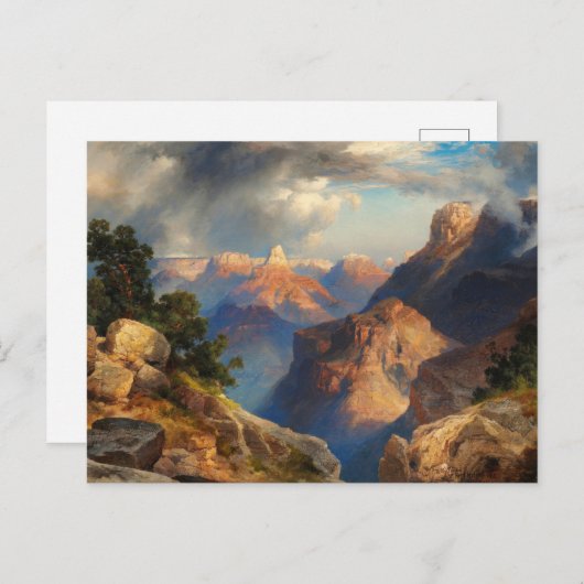 Carte Postale Grand Canyon par Thomas Moran (Devant / Derrière)