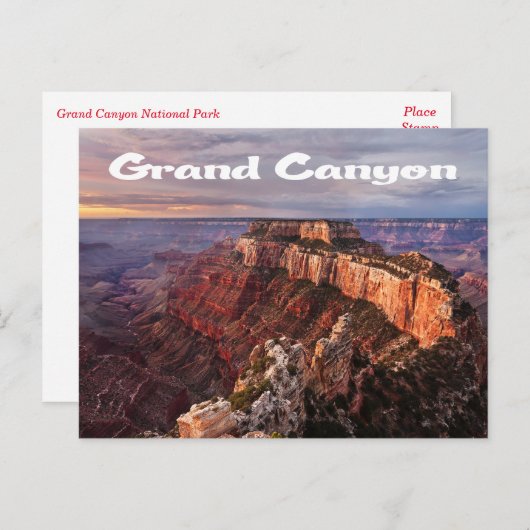 Carte Postale Grand Canyon Sunrise, Arizona, Postcard (Devant / Derrière)