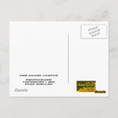 Carte postale Grand Canyon Sunset (Dos)