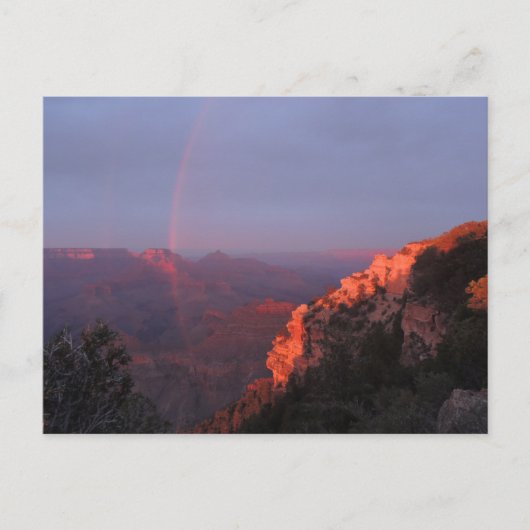 Carte Postale Grand Canyon Sunset Rainbow (Devant)