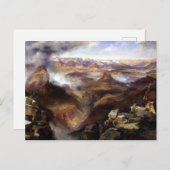 Carte Postale Grand canyon Thomas Moran du Colorado (Devant / Derrière)