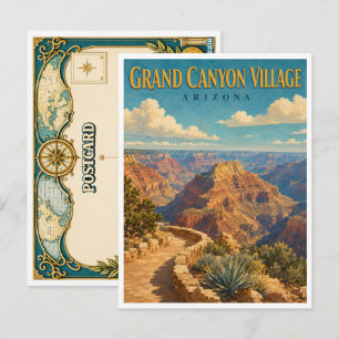 Carte Postale Grand Canyon Village Arizona Grand Canyon GeoSaga