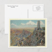 Carte Postale Grand Canyon vintage (Devant / Derrière)