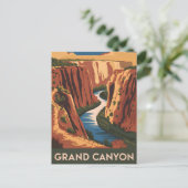 Carte Postale Grand Canyon vintage (Debout devant)