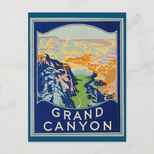 Carte Postale Grand Canyon - Vintage voyage (Devant)