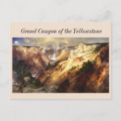 Carte Postale Grand Canyon - Yellowstone par Thomas Moran (Devant)