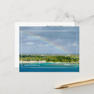 Carte Postale Grand Cayman Island Rainbow Bliss
