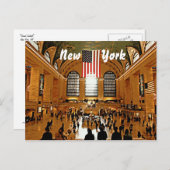 Carte Postale Grand Central (Devant / Derrière)