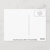 Carte Postale Grand Central, 2008. (Dos)