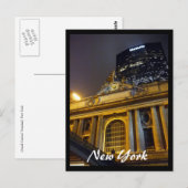 Carte Postale grand central nyc (Devant / Derrière)