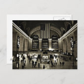 Carte Postale Grand Central Station (Devant / Derrière)