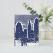 Carte Postale Grand City Night Lights cityscape skyline (Debout devant)