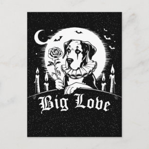 Carte Postale Grand Danois "GRAND AMOUR"