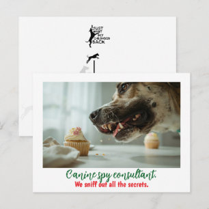 Carte Postale Grand Danois : Mission Toutou Cupcake