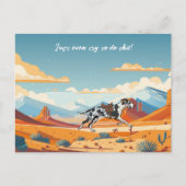 Carte Postale grand danois ou cheval (Devant)