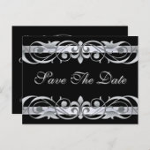 Carte postale Grand-Duchesse Argent & Noir Enregis (Devant / Derrière)