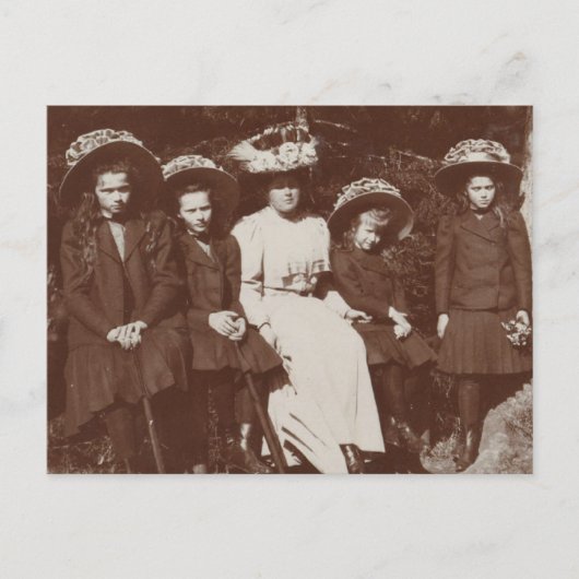 Carte Postale Grand-Duchesse de Russie, OTMA Romanov (Devant)
