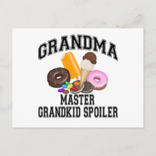 Carte Postale Grand-enfant Spoiler Grand-mère