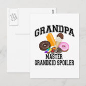 Carte Postale Grand-enfant Spoiler grand-père (Devant / Derrière)