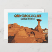 Carte Postale Grand Escalier Monument National Escalante (Devant / Derrière)