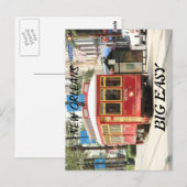 CARTE POSTALE GRAND FACILE, RUE DE NEW ORLEANS (Devant / Derrière)