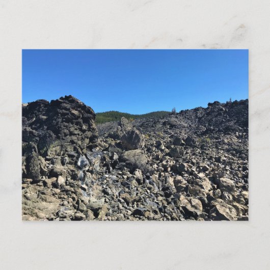 Carte Postale Grand flux obsidien, Oregon (Devant)