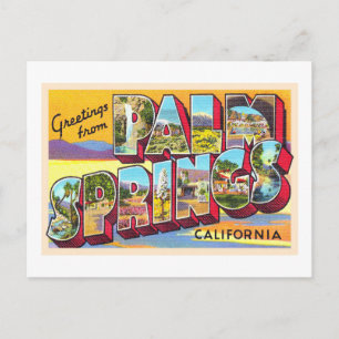 Carte postale grand format de Palm Springs Califor