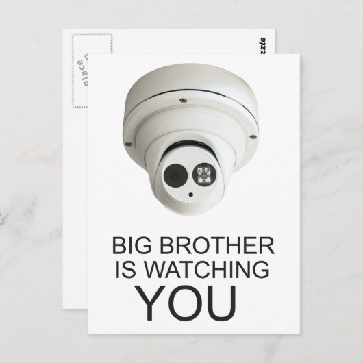 Carte Postale Grand frère vous regarde (Devant / Derrière)