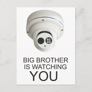 Carte Postale Grand frère vous regarde