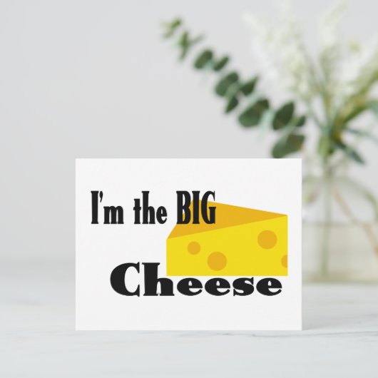 Carte Postale Grand fromage (Debout devant)