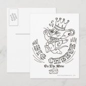 Carte Postale Grand Fromage Jerry Sur La Lune 1 (Devant / Derrière)