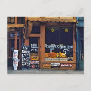 Carte Postale Grand Grocery Company. Lincoln, Nebraska, 1942.
