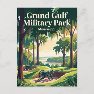 Carte Postale Grand Gulf Military Park Mississippi