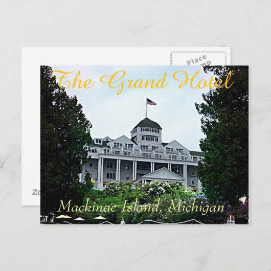 Carte postale Grand Hotel (Devant / Derrière)