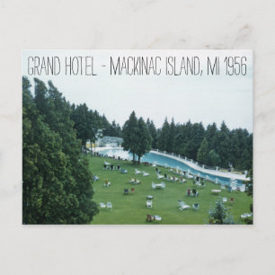 Carte Postale Grand Hotel 1956 Mackinac Island Michigan
