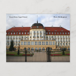 Carte Postale Grand Hôtel, Sopot Pologne, Photo ...