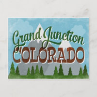 Grand Junction Colorado Snowy Mountains