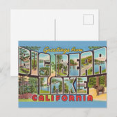 Carte Postale Grand lac Bear Californie (Devant / Derrière)